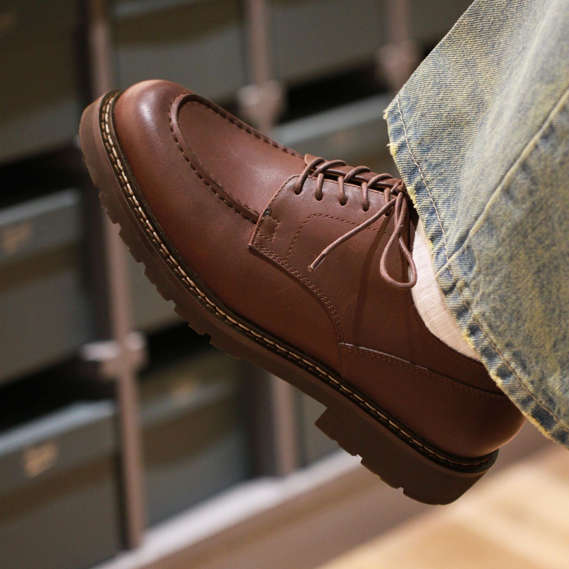Brown Moc Derby