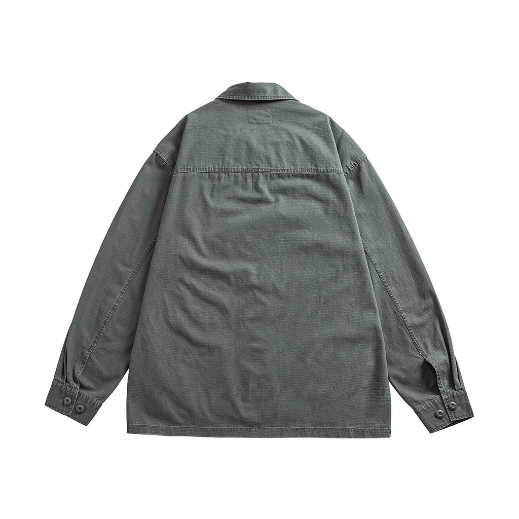 Utility Patch Shirt Jacket