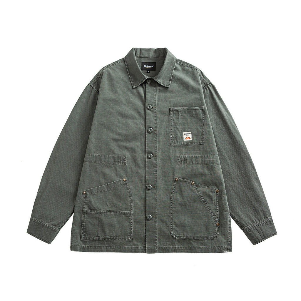Utility Patch Shirt Jacket
