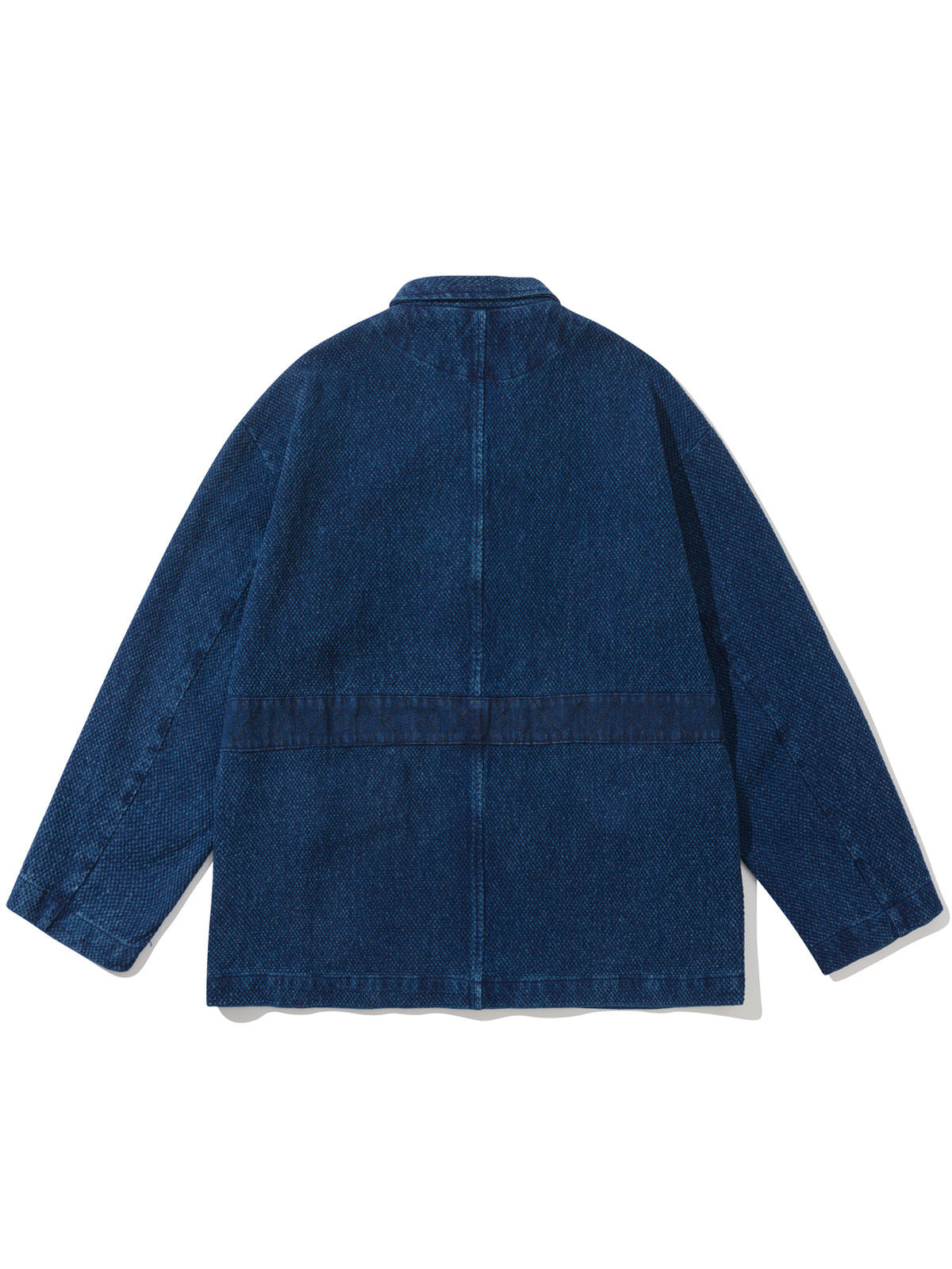 Indigo Quilted Utility Jacket