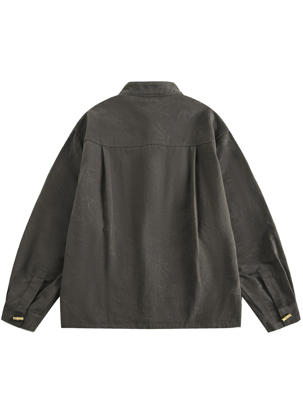 Olive Cross-Collar Shirt