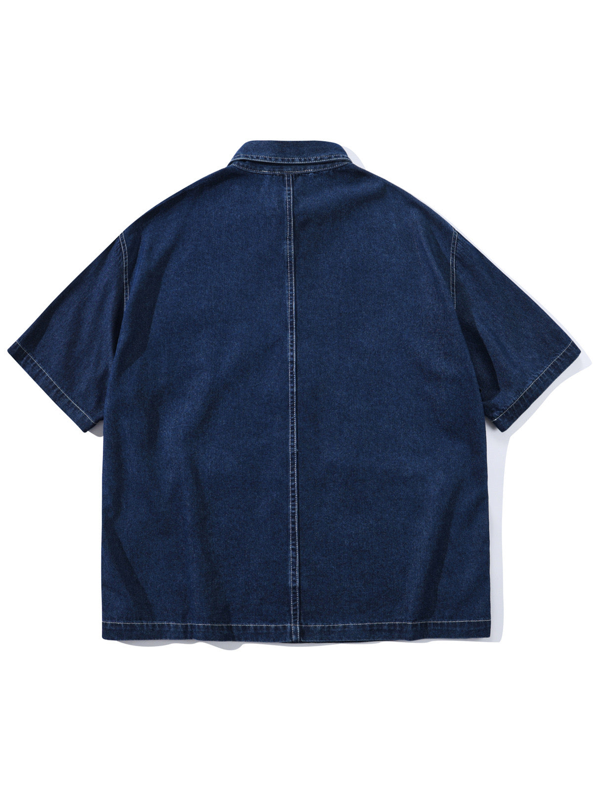 Indigo Utility Denim Shirt