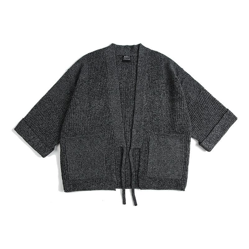 Knitted Belted Cardigan