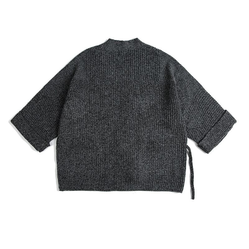 Knitted Belted Cardigan